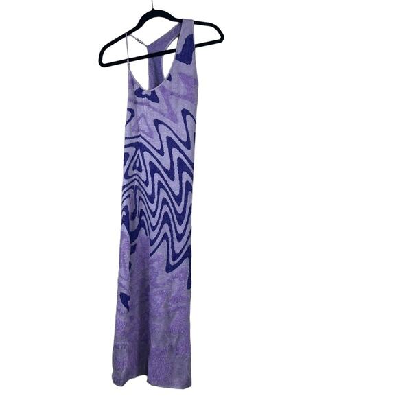 NWT House of Sunny Wannabe Hockney lilac dress size Large - Picture 3 of 7